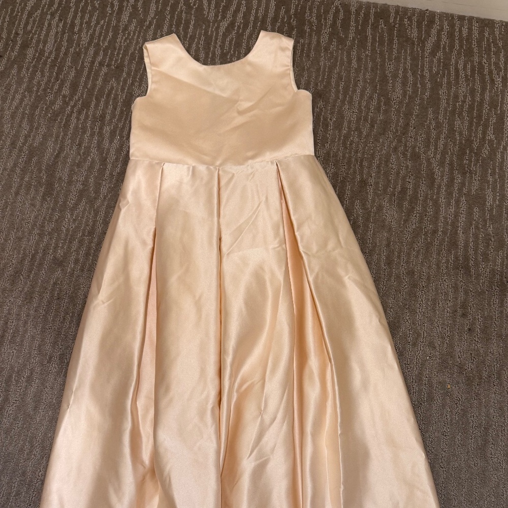 JR Bridesmaid Girls Sleeveless Dress Yellow Size 8